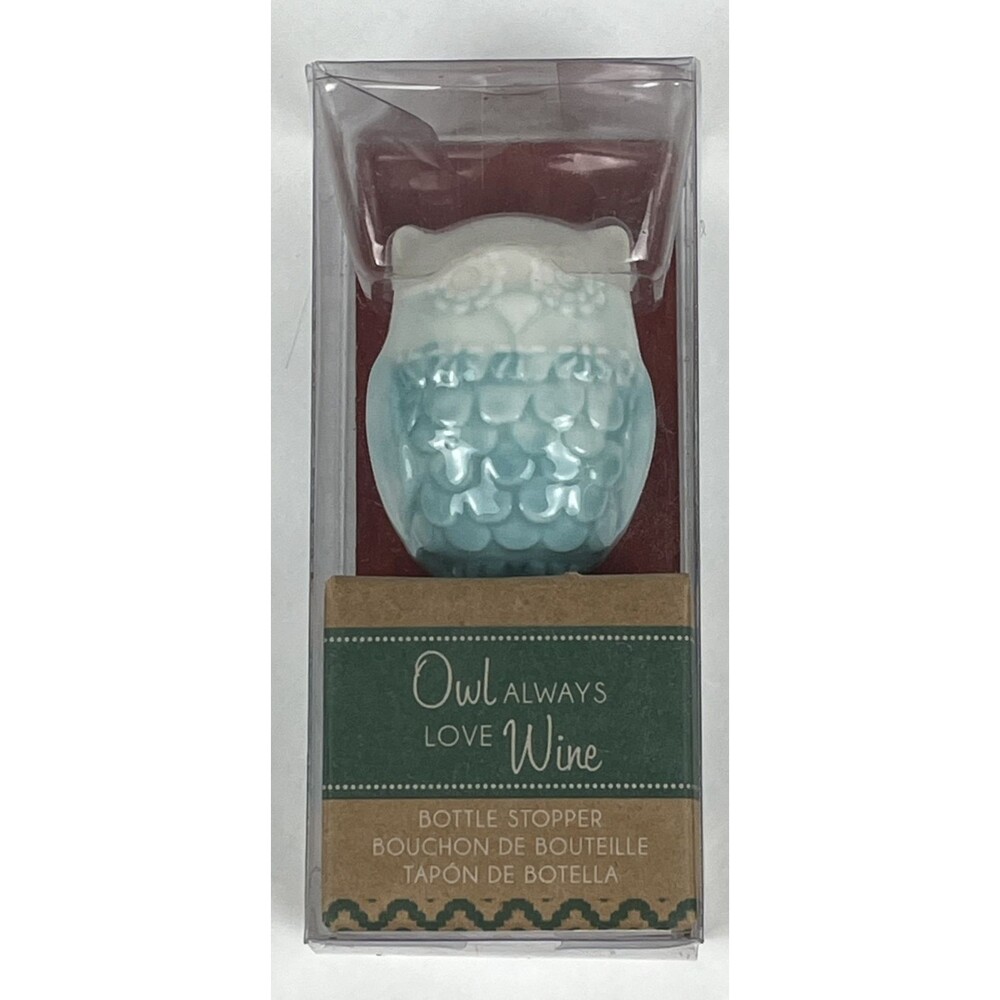 NEW Kate Aspen Owl Always Love Wine Bottle Stopper